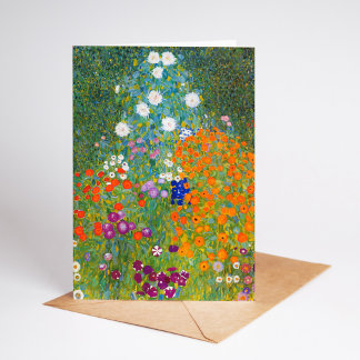 Carte Jardin fleuri | Gustav Klimt