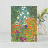 Carte Jardin fleuri | Gustav Klimt (Debout devant)