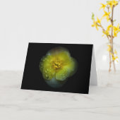 Carte Jardin Fleurs No 134 Version couleur (Fleur jaune)
