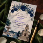 Carte Jardin Formel Classique Château & Cygnes