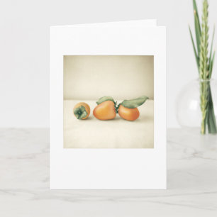 Carte Jardin Hachiya Persimmon Salutation à vie morte