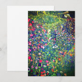 Carte Jardin italienne Gustav Klimt (Devant / Derrière)