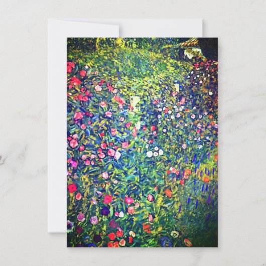 Carte Jardin italienne Gustav Klimt (Devant)