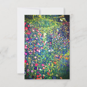 Carte Jardin italienne Gustav Klimt