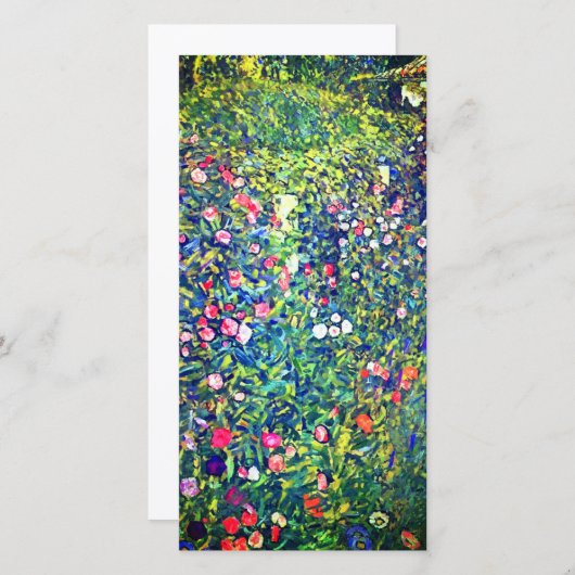 Carte Jardin italienne Gustav Klimt (Devant / Derrière)
