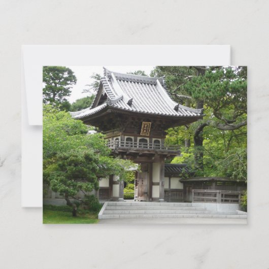 Carte Jardin japonais de thé à San Francisco (Devant)