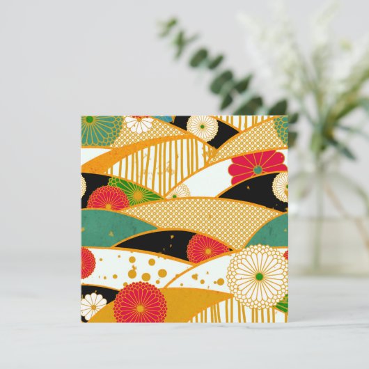 Carte Jardin magique Abstrait (Debout devant)