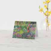 Carte Jardin Monet Iris de Giverny Note Card (Fleur jaune)