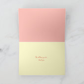 Carte Jardin pastel Merci (Intérieur)