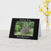 Carte Jardin pittoresque Voeux d'anniversaire (Fleur jaune)