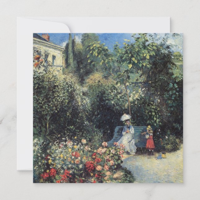 Carte Jardin Pontoise Camille Pissarro (Devant)