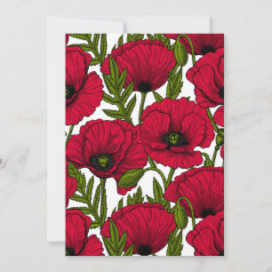 Carte Jardin Red Poppy 2