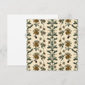 Carte Jardin Rétro  (Devant / Derrière)