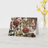 Carte Jardin romantique des Roses rouges (Fleur jaune)