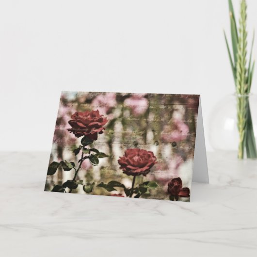 Carte Jardin romantique des Roses rouges (Devant)