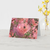 Carte Jardin rose (Fleur jaune)