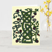 Carte Jardin rose 1 (Fleur jaune)