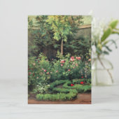 Carte Jardin Rose, art de Camille Pissarro, (Debout devant)