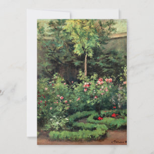 Carte Jardin Rose, art de Camille Pissarro,