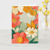 Carte Jardin vibrant en fleurs (Fleur jaune)