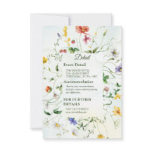 Jardin Whimsical Aquarelle Fleur sauvage été