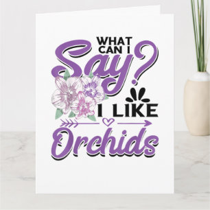 Carte Jardinage d'orchidées