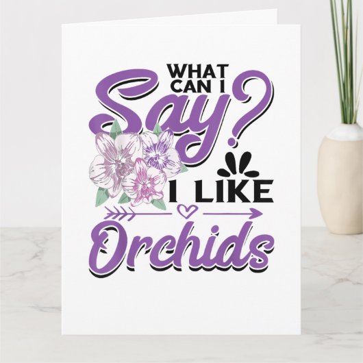 Carte Jardinage d'orchidées (Devant)