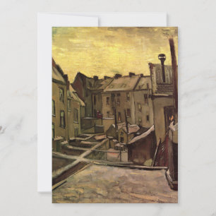 Carte Jardins d'anciennes maisons par Vincent van Gogh