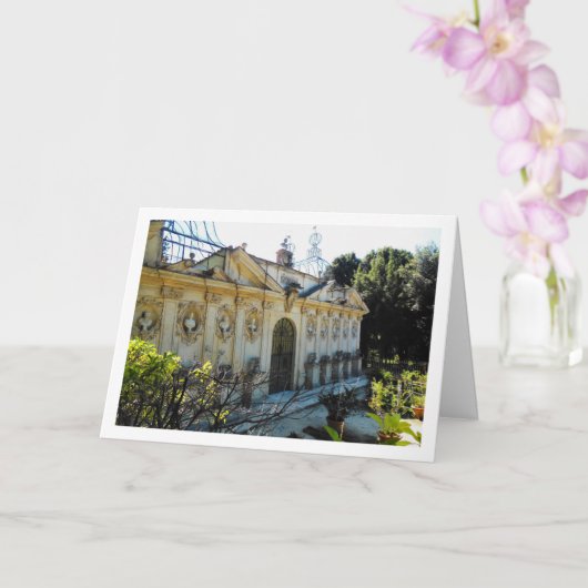 Carte Jardins de la Villa Borghese, Rome, Italie (Orchidée)