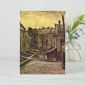 Carte Jardins de vieilles maisons par Vincent van Gogh (Debout devant)