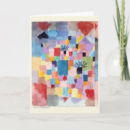 Carte Jardins du Sud | Paul Klee | (Devant)