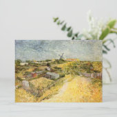 Carte Jardins potagers, Montmartre par Vincent van Gogh (Debout devant)