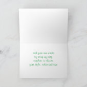 Carte Jasmin-personnaliser douce (Intérieur)