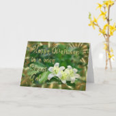 Carte Jasmin-personnaliser douce (Fleur jaune)