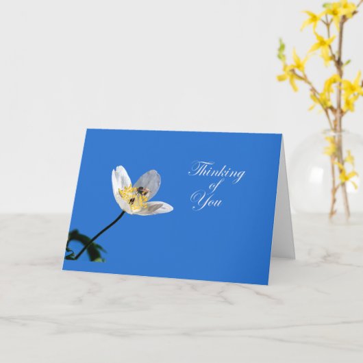 Carte Jasmine et Bumblebee (Fleur jaune)