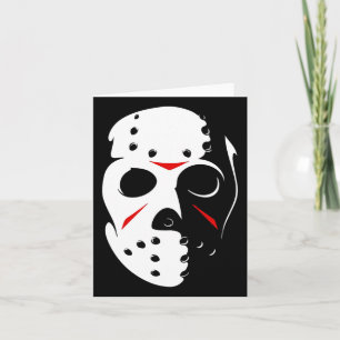 Carte Jason Halloween Masque de Hockey Vendredi 13