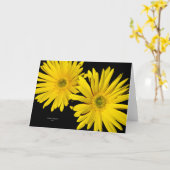 Carte jaune (Fleur jaune)