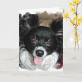 Carte Jaune anniversaire (Fleur jaune)