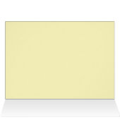 Carte jaune-clair de tente/Tableau de menu de (Intérieur Horizontal (haut))