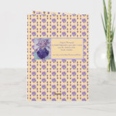 Carte Jaune David Austin Rose Rose Jardin Voiture d'anni (Dos)