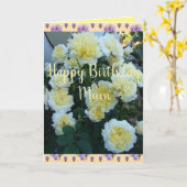 Carte Jaune David Austin Rose Rose Jardin Voiture d'anni (Fleur jaune)