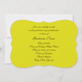 Carte Jaune et Noir Floral Casquette 2025 (Dos)