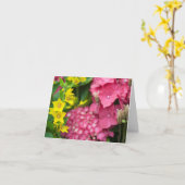 Carte Jaune et rose (Fleur jaune)