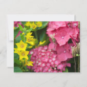 Carte Jaune et rose (Devant)