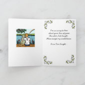 Carte Jaune Labrador Angel et maman (Intérieur)