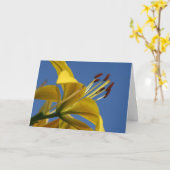 Carte Jaune Lily (Fleur jaune)