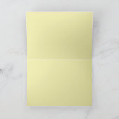 Carte Jaune rouge Rose Vintage Fleurs Roses Anniversaire (Intérieur)