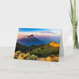 Carte Java, Indonésie, photo de paysage pittoresque,