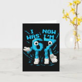 Carte J'avais 6 ans maintenant j'ai 7 ans 67 Six Sept 7  (Fleur jaune)