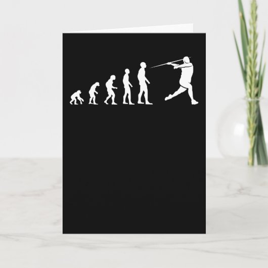 Carte Javelin Javelin Javelin Thrower Funny Gift (Devant)